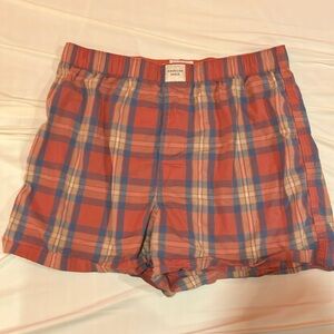 American Eagle Outfitters Plaid Boxers - Red and Blue